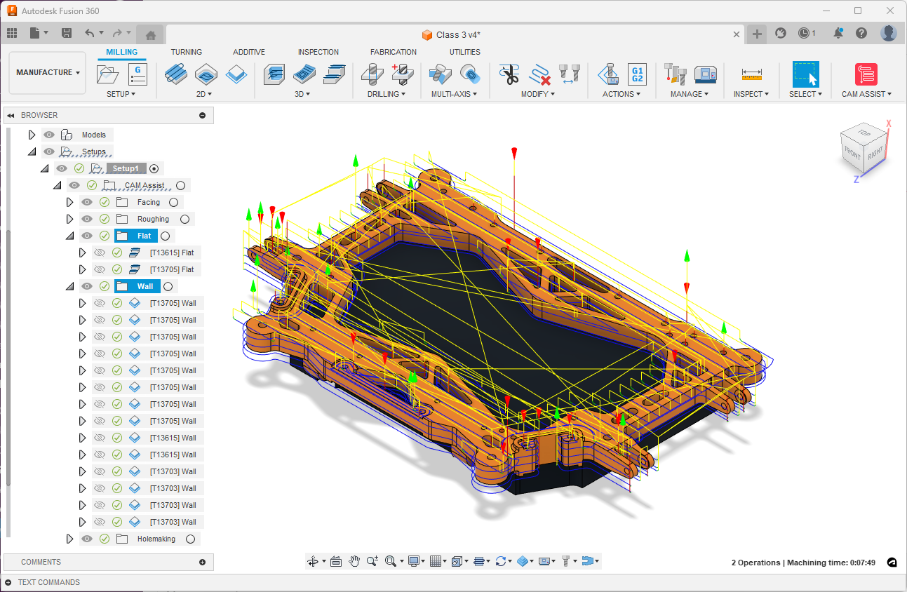 What s the difference between cam assist and feature based machining 